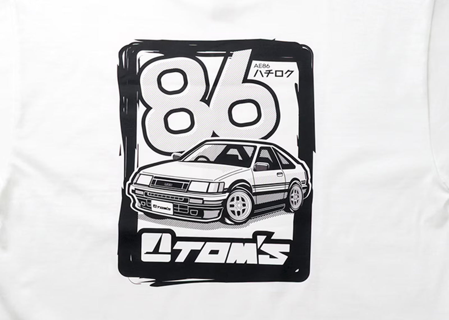 TOM'S Racing AE86 Design T-Shirt
