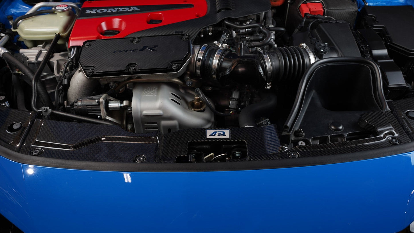 APR Carbon Fiber Honda FL5 Civic Type R Carbon Fiber Radiator Cooling Plat