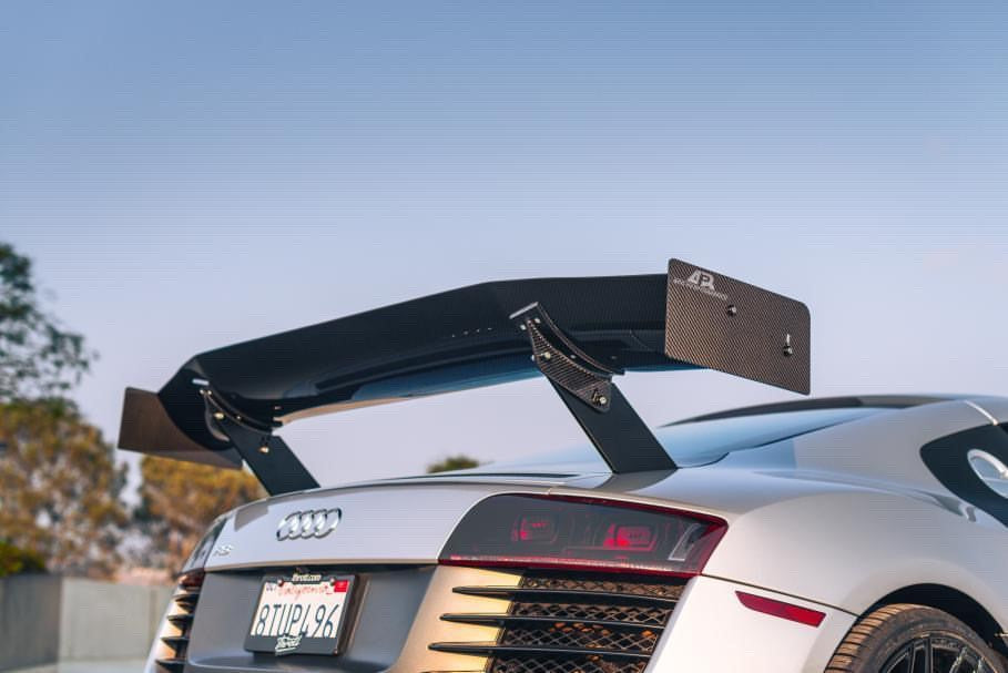 APR Audi R8 GTC500 Carbon Fiber Adjustable Wing 2006-2014