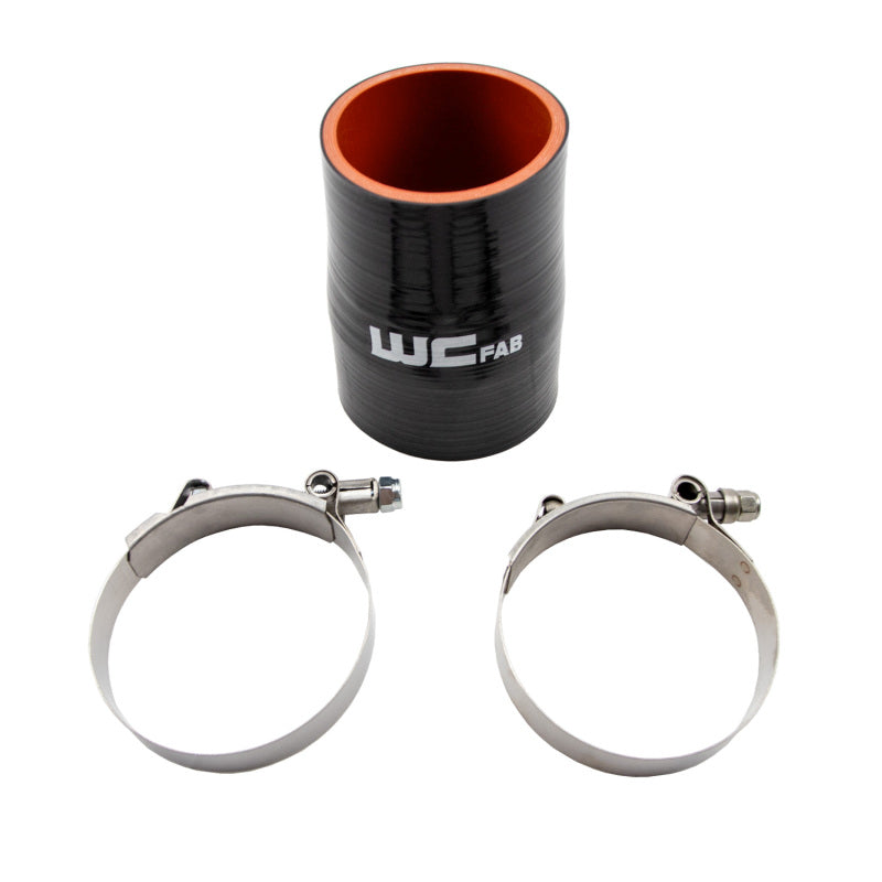 Wehrli 2.75in. x 3in. ID Straight Reducer 4.5in. Long Silicone Boot and Clamp Kit WCF207-103 WCF207-103 Photo - Primary