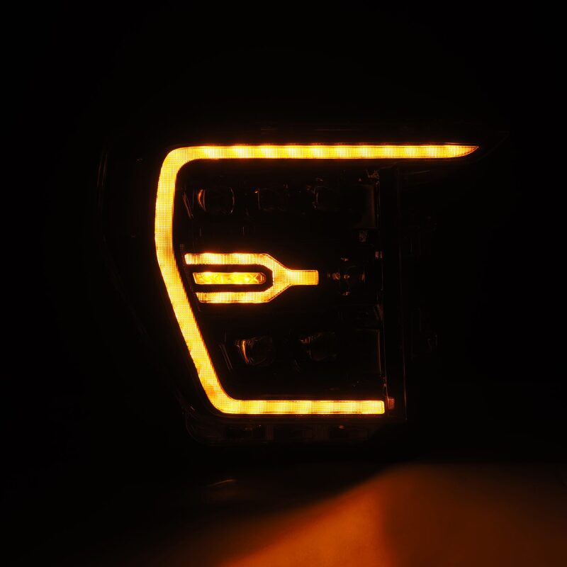 AlphaRex 21-22 Ford F-150 NOVA LED Proj Headlights Plank Style Alpha Blk w/Activ Light/Seq Signal 880138 880138 User 3