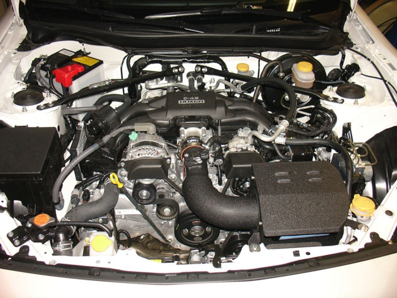 Injen Cold Air Intake Kit FR-S BRZ Wrinkle Black SP1230WB Photo - Mounted