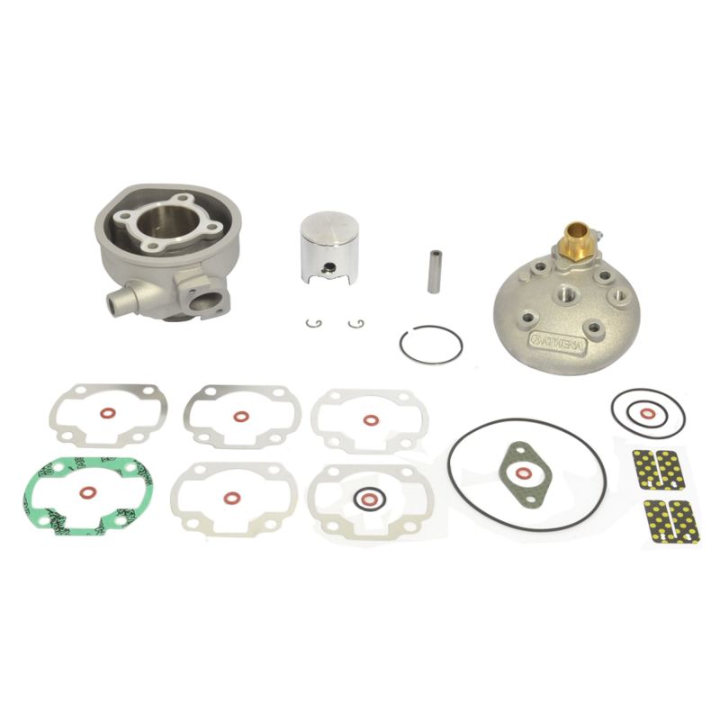 Athena 98-00 Aprilia 51 LC 50 47.6mm Bore 70cc 10mm Pin Domed Piston Big Bore Cylinder Kit w/Head 072400 072400 Photo - Primary