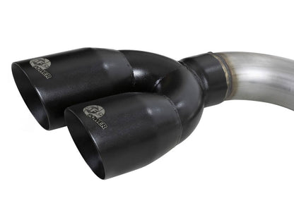 aFe Rebel XD Series 3in 304SS DPF-Back 20-21 GM Trucks L6-3.0L (td) LM2 - Dual Black Tip 49-34129-B 49-34129-B Photo - Unmounted