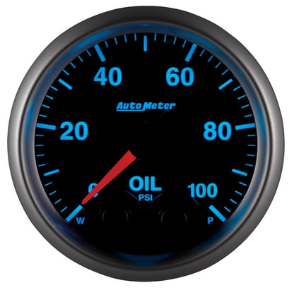 Autometer Gauge, Oil Press, 2 1/16", 100Psi, Stepper Motor w/Peak & Warn, Elite 5652 User 2