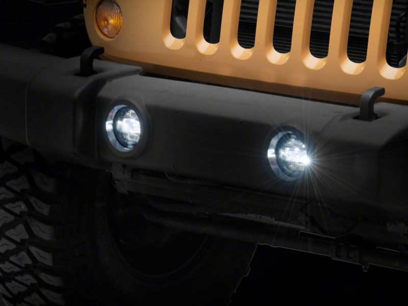 Raxiom 07-18 Jeep Wrangler JK Axial Series LED Fog Lights J169676 J169676 Photo - Close Up