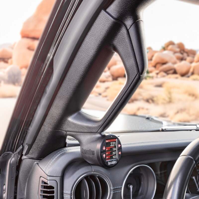 Banks Power Banks 2018-2023 Jeep Gauge Pod Kit - Single Gauge - Lower Mount 63377 63377 User 2