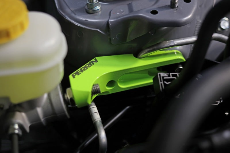 Perrin Performance Perrin 13-20 & 2022 Subaru BRZ / 2022 Toyota GR86 Master Cylinder Support - Neon Yellow PSP-BRK-406NY