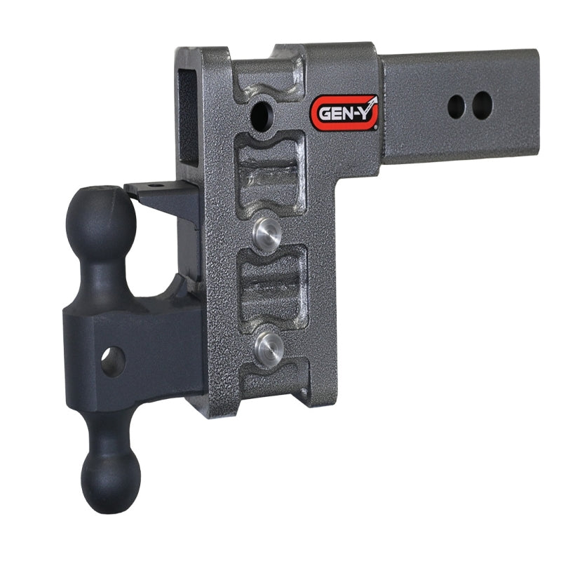 GEN-Y Hitch Gen-Y Mega Duty 3in Shank 6in Drop 3500lb TW 32K Hitch w/GH-0161 Dual-Ball/GH-0162 Pintle Lock GH-1723 GH-1723 Photo - Primary