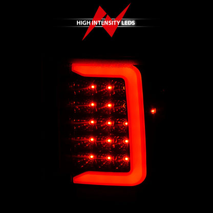 ANZO 1993-1997 Ford  Ranger LED Tail Lights w/ Light Bar Black Housing Clear Lens 311359 311359 Photo - Unmounted