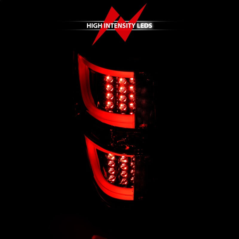 Anzo 2009-2013 Ford F-150 LED Taillights Smoke 311258 Photo - Unmounted