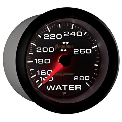 Autometer Phantom II 2-5/8in 140-280 Degree F Mechanical Water Gauge 7831 7831 User 6