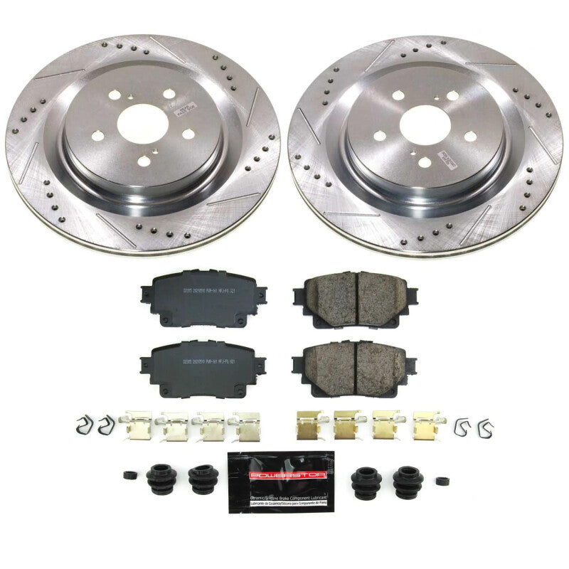 PowerStop Power Stop 20-22 Toyota Highlander Rear Z23 Evolution Brake Kit K8773 K8773 Photo - Primary