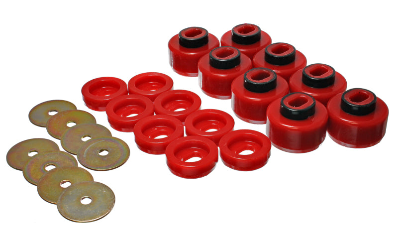 Energy Suspension Body Mount Set Red Chevrolet Silverado 1500 Base 1999-2004 3.4150R Photo - Primary