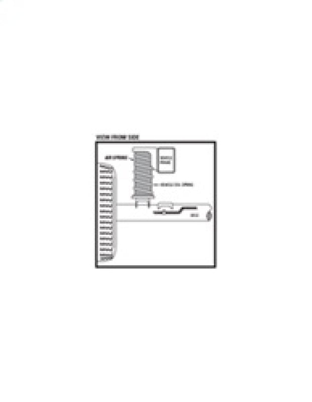 Firestone Coil-Rite Air Helper Spring Kit Rear 10-18 Dodge RAM 1500 2WD/4WD (W237604185) 4185 4185 Technical Drawing