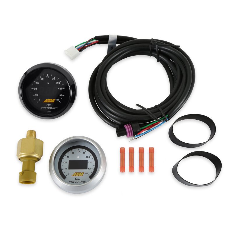 AEM Electronics 52mm Digital Oil Pressure Gauge 0-150 PSI 30-4407 Photo - out of package