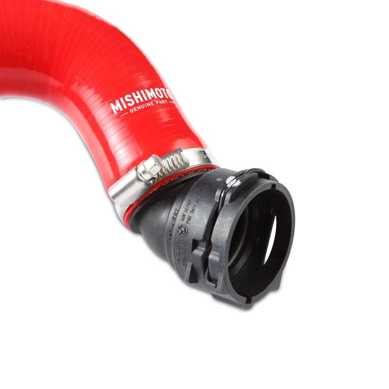 Mishimoto Ford Mustang Gt Silicone Radiator Upper Hose, 2015+ MMHOSE-MUS8-15URD Photo - Close Up