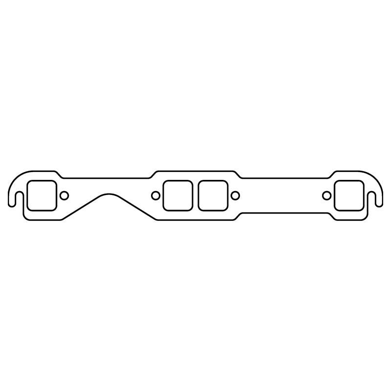 Cometic Gasket Cometic Chevy Gen1 Small Block V8 .060in HTS Exhaust Mani Gskt Set-1.450in x 1.480in Rectangle Port C5892HTS C5892HTS Photo - Primary