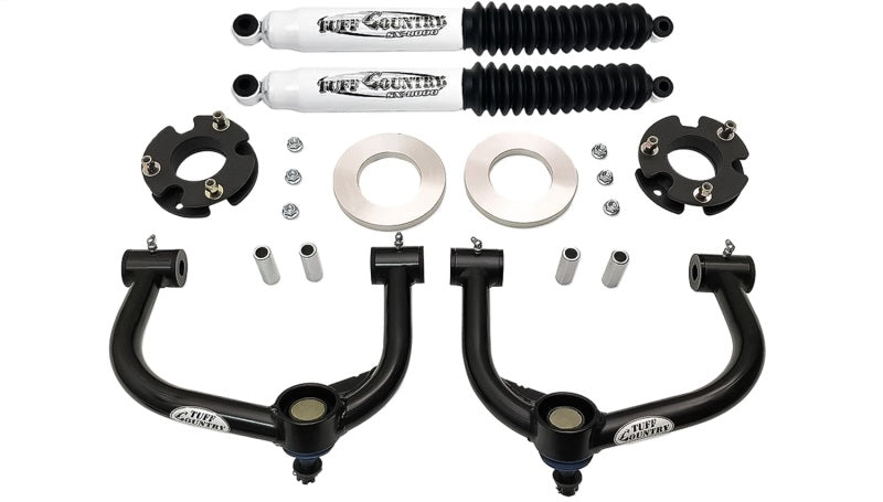 Tuff Country 21-22 Ford F-150 4x4 3in Front Lift Kit w/Ball Joint Upper Control Arms and Shocks 23925KN