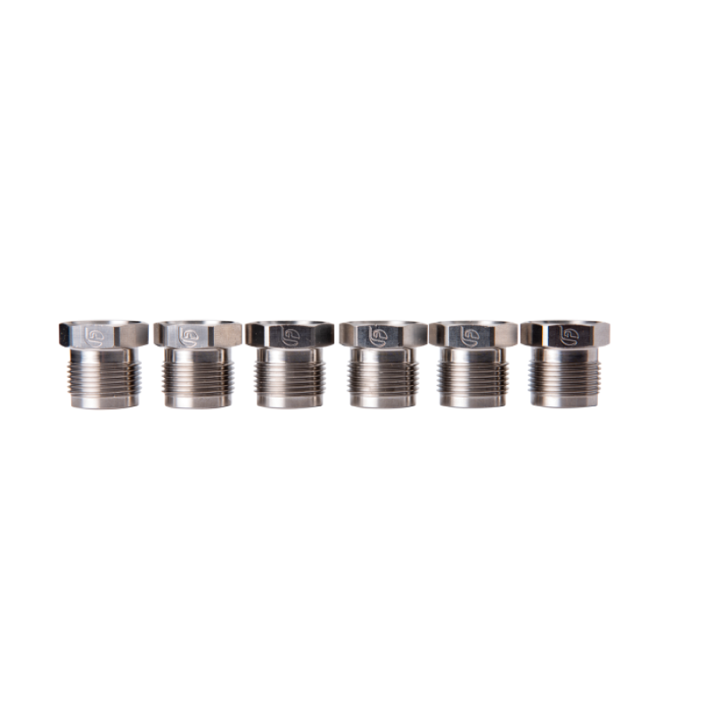 Fleece Performance 03-22 Dodge 2500/3500 5.9L/6.7L Stainless Steel Fuel Supply Tube Nuts FPE-CUMM-SSFTN