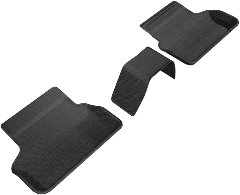 3D MAXpider 2017-2020 BMW 5 Series G30/G31 Kagu 2nd Row Floormats - Black L1BM08421509 L1BM08421509 Photo - Primary