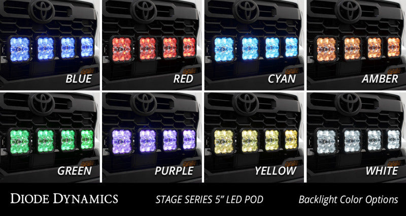 Diode Dynamics 2024 Toyota Tacoma SS5 Grille CrossLink Lightbar Kit - Pro White Combo DD8029 DD8029 User 5