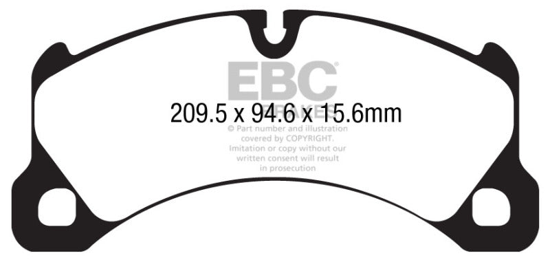 EBC Disc Brake Pad Set DP42162R Photo - Primary