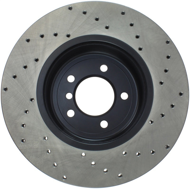 StopTech Sport Cryo Cross Drilled Brake Rotor; Front Left 128.34071R Photo - Unmounted