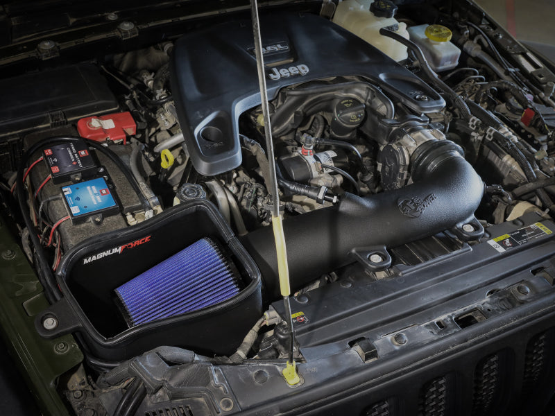 aFe Magnum FORCE Stage-2 Pro 5R Cold Air Intake System Jeep Wrangler (JL) 18-23 V6-3.6L 54-13078R 54-13078R Photo - Unmounted