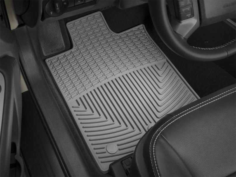WeatherTech 13+ Infiniti JX Front Rubber Mats - Grey W298GR W298GR Photo - Mounted