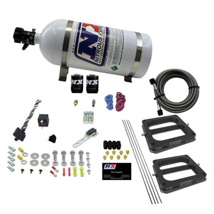 Nitrous Express Dual/Dominator/Alcohol Nitrous Kit (50-300HP) w/10lb Bottle 30275-10 30275-10 Photo - Primary