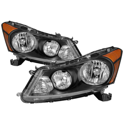 SPYDER xTune Honda Accord 08-12 Sedan Only OEM Style Headlight - OEM Black HD-JH-HA08-4D-BK 9040047 9040047 Photo - Primary