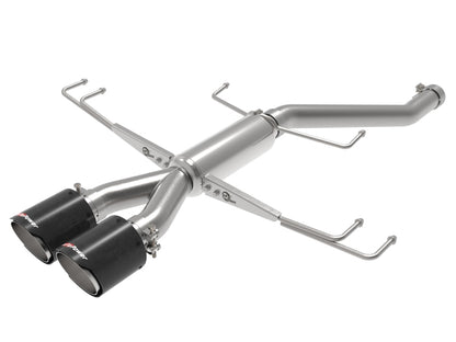 aFe Takeda 2.5in 304SS Axle-Back Exhaust System 17-19 Honda Civic Type R L4-2.0L (t) 49-36626-C 49-36626-C Photo - Primary