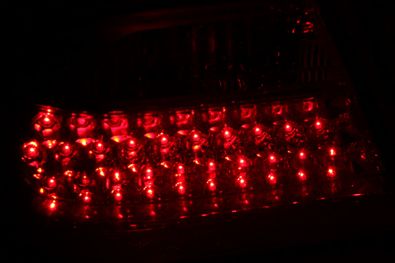 Anzo 1996-2002 Mercedes Benz E Class W210 LED Tail lights Red/Clear 321114 Photo - Mounted