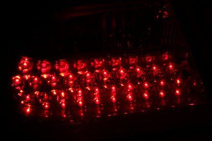 Anzo 1996-2002 Mercedes Benz E Class W210 LED Tail lights Red/Clear 321114 Photo - Mounted