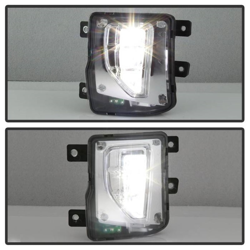 Spyder 16-18 Chevy Silverado 1500 OEM Style Full LED Fog Light w/Switch - Clear (FL-CSIL16-LED-C) 9043215 9043215 Photo - Unmounted