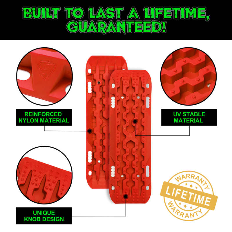 Rhino USA Recovery Traction Boards - Red (Pair) RG-TB42X13-RED RG-TB42X13-RED User 2