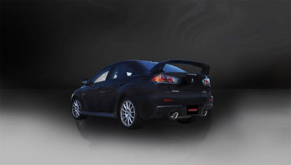 Corsa Performance 08-14 Mitsubishi Lancer Evolution X Sedan 2.0L Polished Sport Dual 14858 Photo - Mounted