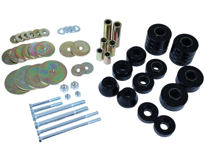 Energy Suspension 69-72 GMC C1500 Pickup Black Body Mount Bushing Set 3.4163G 3.4163G Photo - Primary