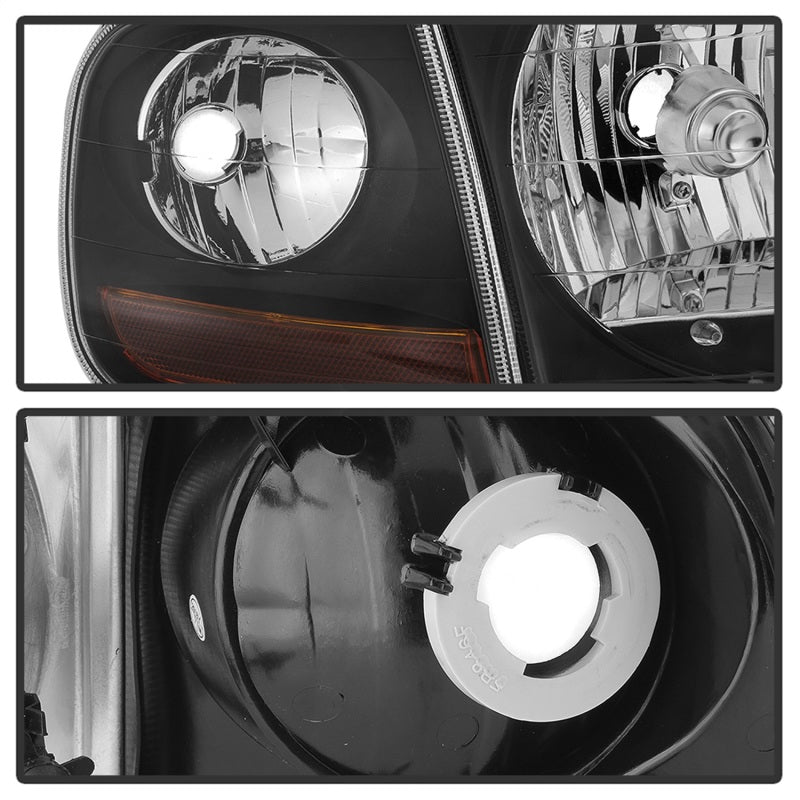 SPYDER xTune 97-03 Ford F-150 4pc OEM Style Headlights w/Corner - Black (HD-JH-FF15097-L-SET-BK) 9042638 9042638 Photo - Unmounted
