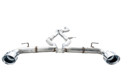 AWE 2020 Toyota Supra A90 Track Edition Exhaust - 5in Chrome Silver Tips 3015-32116 3015-32116 Photo - out of package