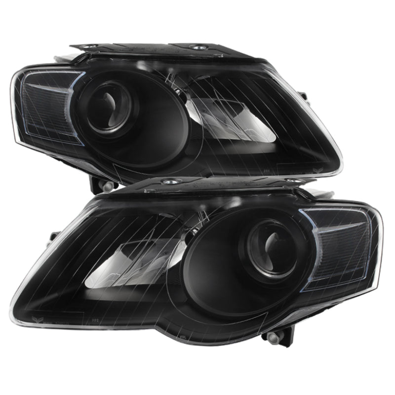 SPYDER Xtune Volkswagen Passat 06-10 (Halogen Only) Projector Headlights Black HD-JH-VWPAT06-BK 9025563 9025563 Photo - Primary
