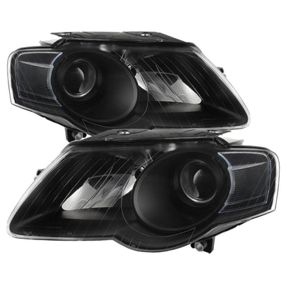 SPYDER Xtune Volkswagen Passat 06-10 (Halogen Only) Projector Headlights Black HD-JH-VWPAT06-BK 9025563 9025563 Photo - Primary