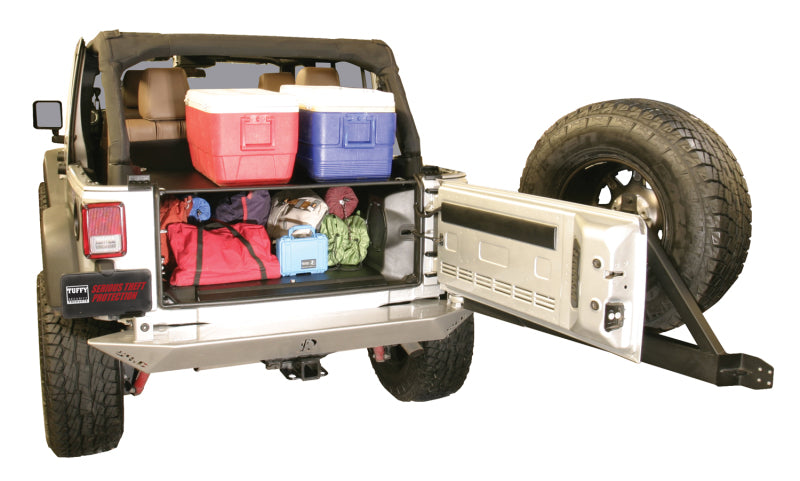 Tuffy Products Tuffy Jk Unlimited Tailgate Enclosure- Black For 2011+ 299-01 299-01 Photo - Mounted