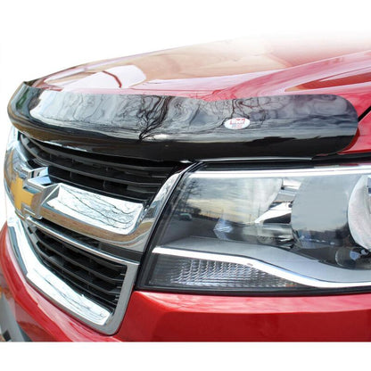 Westin 2015-2018 Chevrolet Colorado Wade Platinum Bug Shield - Smoke 72-91136 72-91136 Photo - Mounted