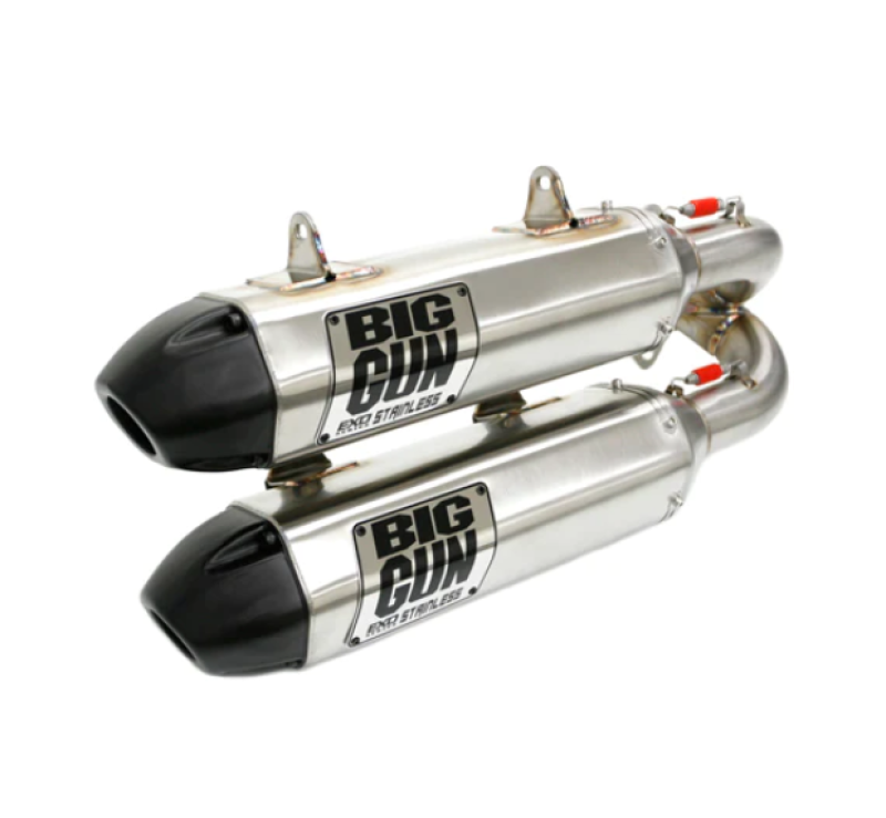 Big Gun 15-23 Polaris RZR S 900/RZR 4 900 EXO Stainless Dual Full Syst Exhaust 14-7873