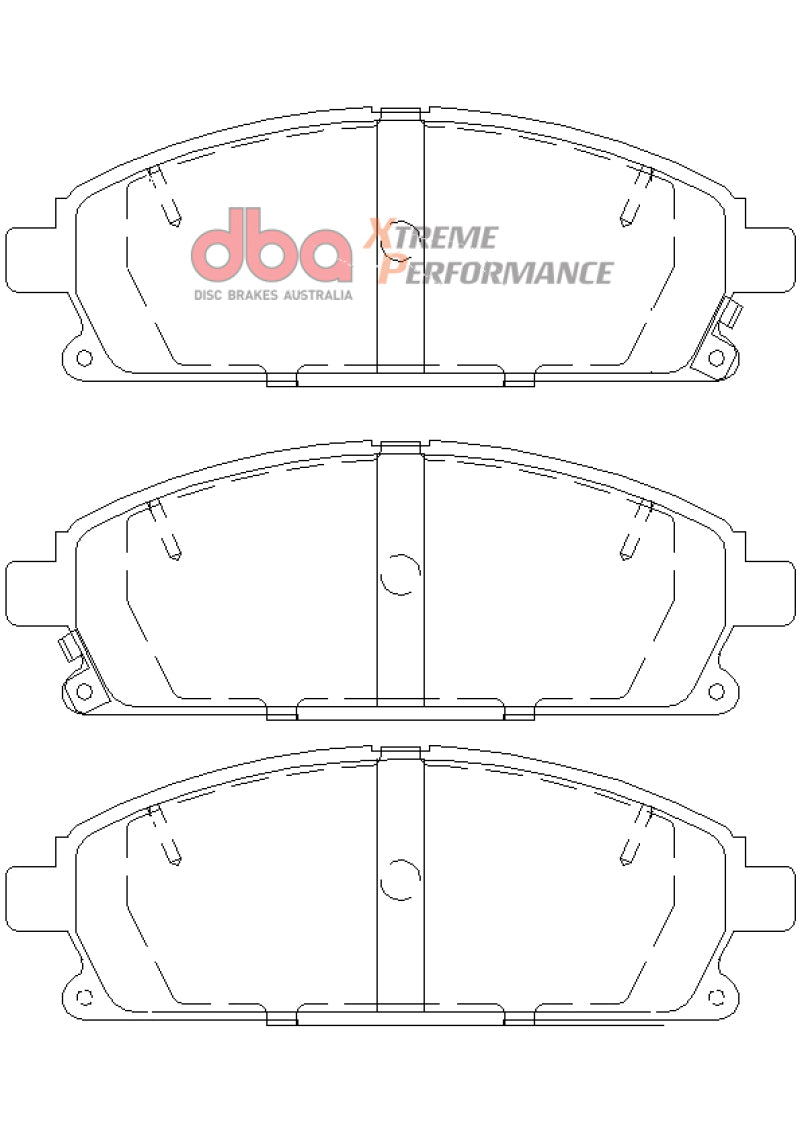 DBA 96-04 Nissan Pathfinder XP650 Front Brake Pads DB1333XP DB1333XP Photo - out of package