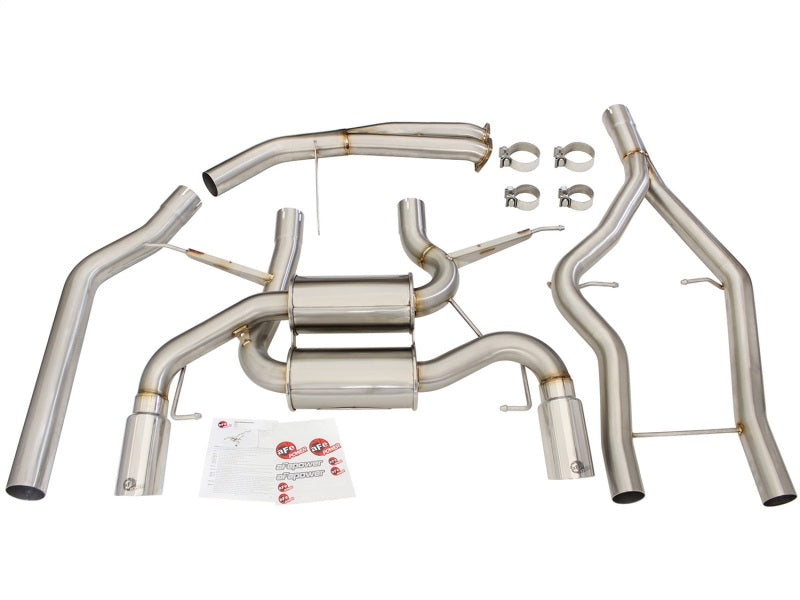 aFe  POWER 49-36328-P MACH Force-Xp 304 SS Cat-Back Exhaust System 49-36328-P Photo - Unmounted