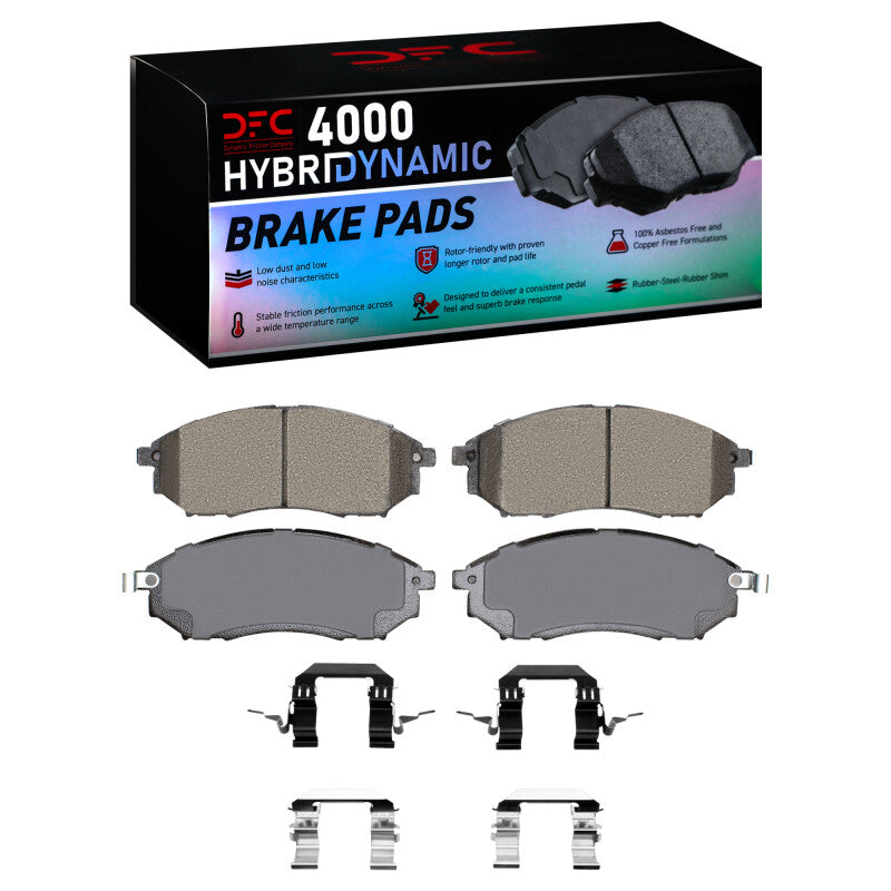 DFC DFC 4000 HybriDynamic Brake Pads Brakes, Rotors & Pads Brake Pads - OE main image
