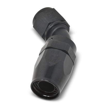Russell Performance -6 AN Black 45 Degree Full Flow Hose End 610095 610095 Photo - out of package